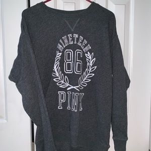 VS PINK Grey Sweatshirt
